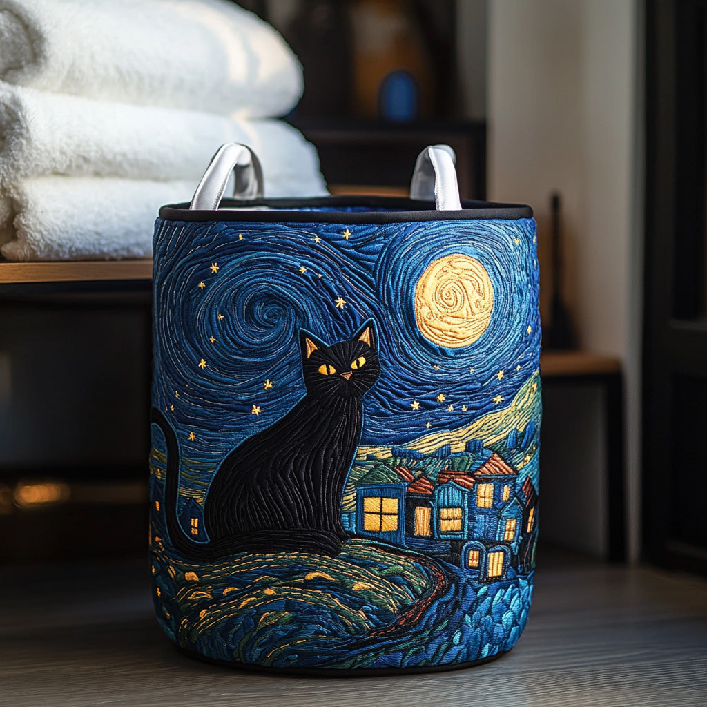 Star Paws | Quilted Laundry Basket