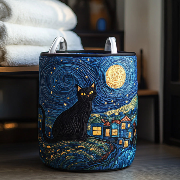 Star Paws | Quilted Laundry Basket