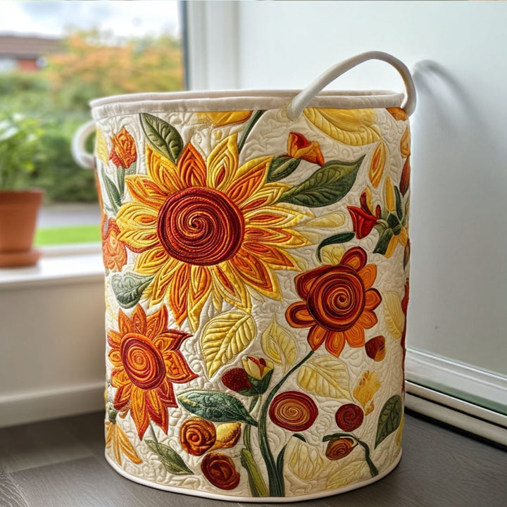 Sun Cushions | Quilted Laundry Basket