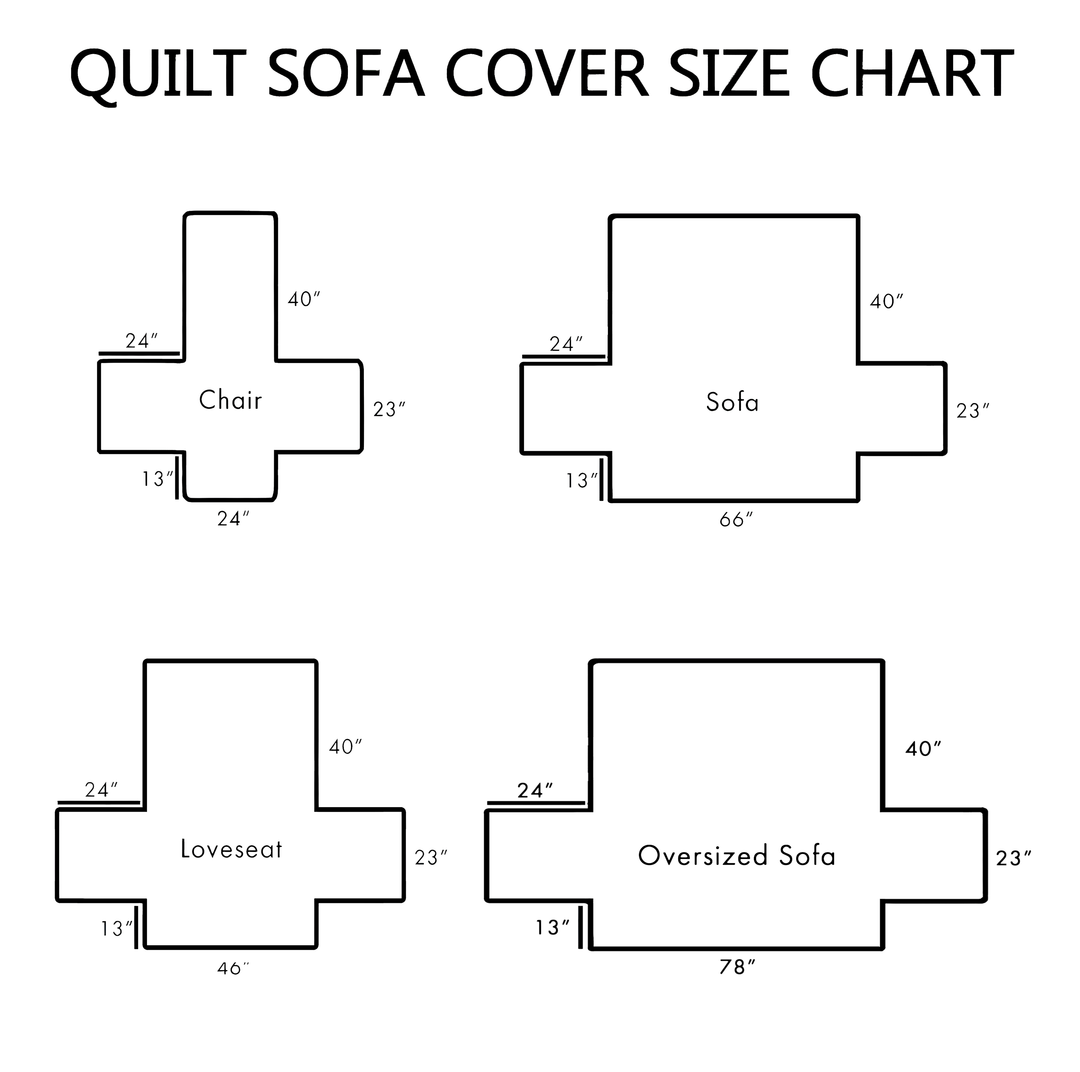 Vibrant Floral Quilted Sofa Cover