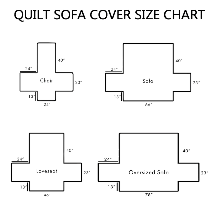 Joyful Petal Quilted Sofa Protector