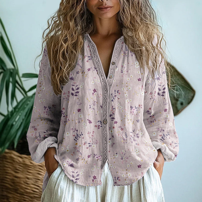 Sorcha - Elegant Floral Top
