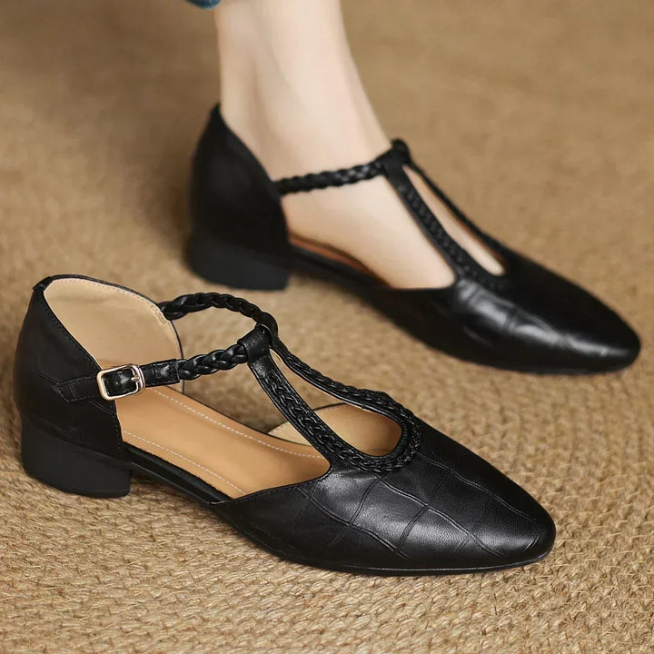 NUALA CORK | Charlotte Flat T-Bar Mary Janes