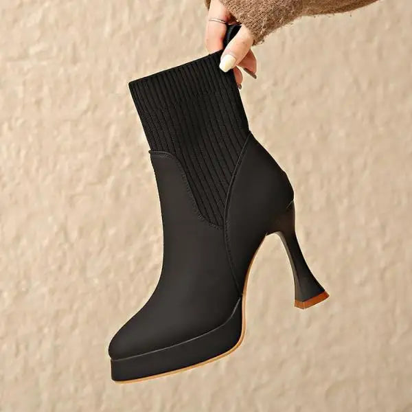 Fiadh - Stylish Heeled Ankle Boots