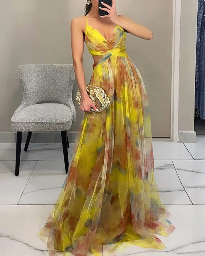 Muirne - Floral Print Maxi Dress