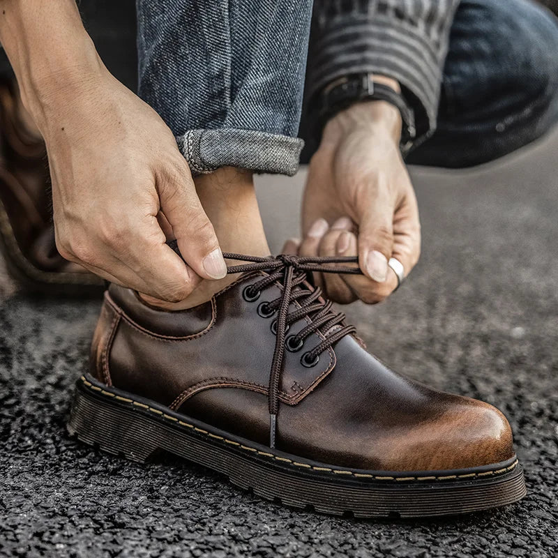 Conor - Chic Oxford Ankle Boots