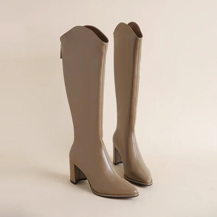 Blánaid - Bold Chunky Heel Ankle Boots
