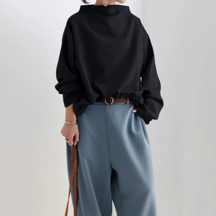 Caragh | Relaxed Fit Jumper with Stand-Up Collar