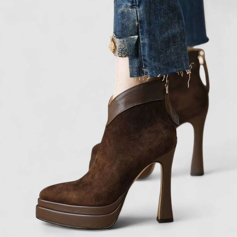 Aifric - Block Heel Ankle Boots