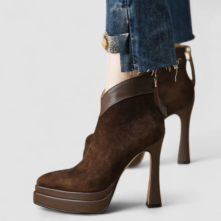Aifric - Block Heel Ankle Boots