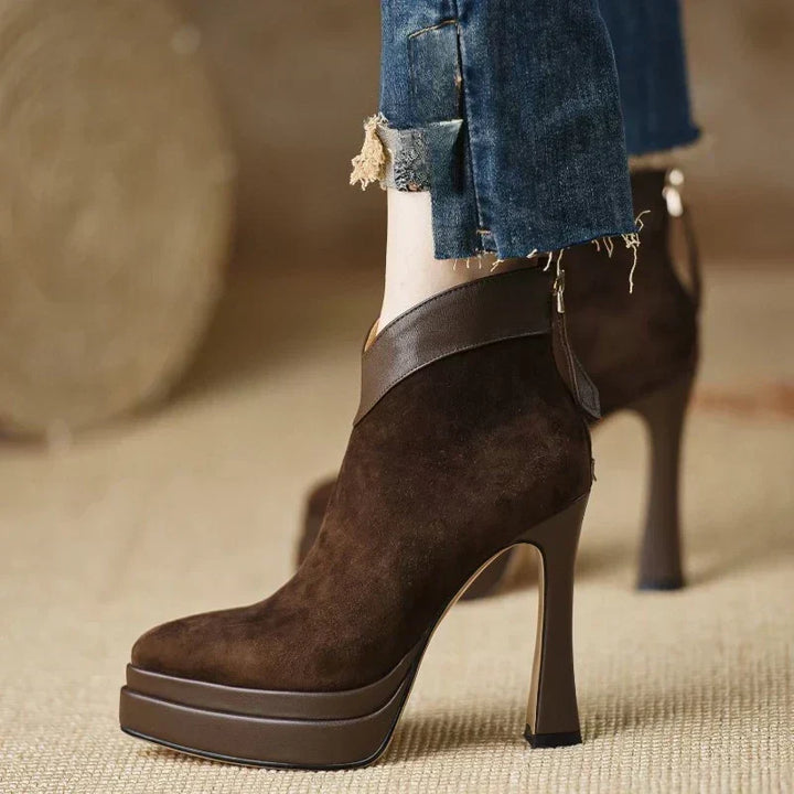 Aifric - Block Heel Ankle Boots