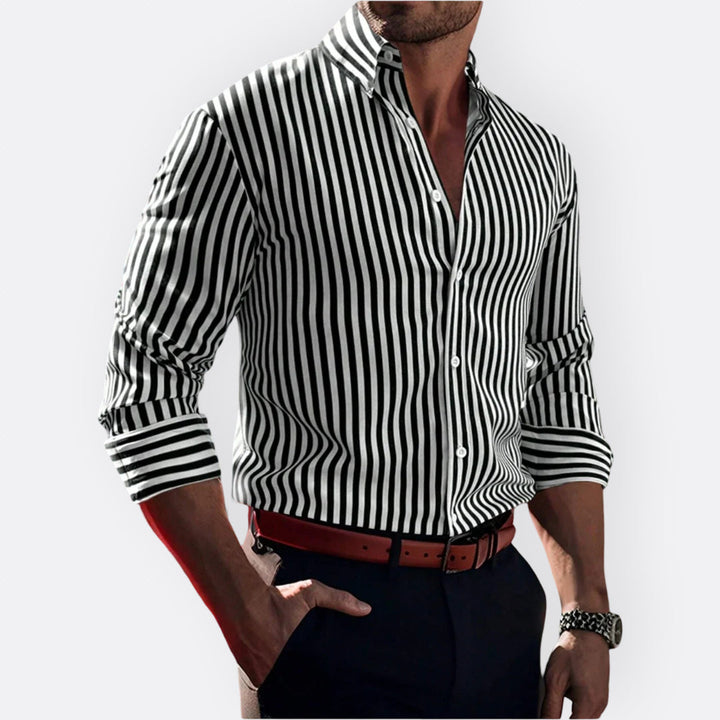 Tiernan - Timeless Striped Button-Up