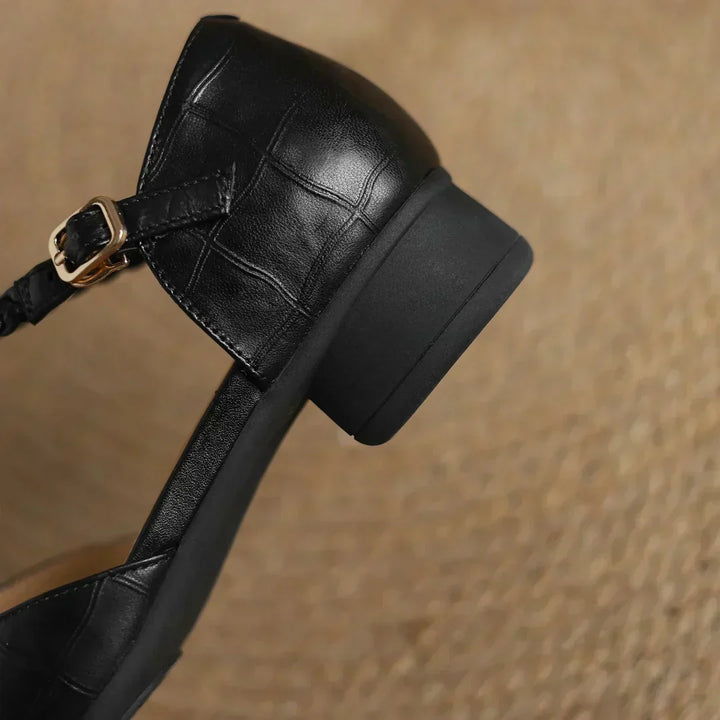 NUALA CORK | Charlotte Flat T-Bar Mary Janes