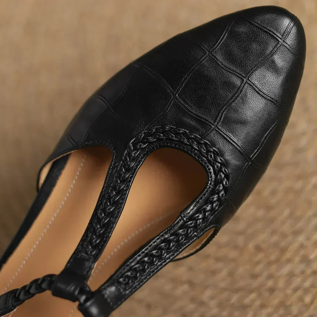NUALA CORK | Charlotte Flat T-Bar Mary Janes