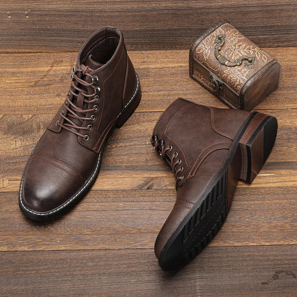 Cian - Classic Vintage Derby Boots