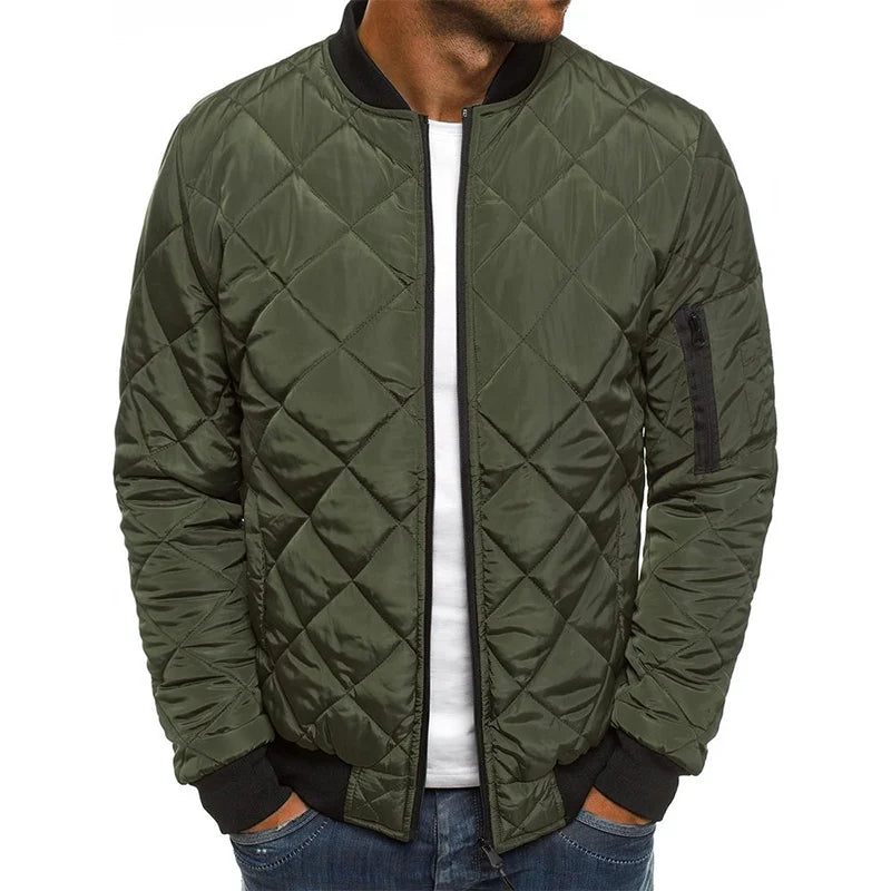Ruairí - Diamond-Patterned Coat