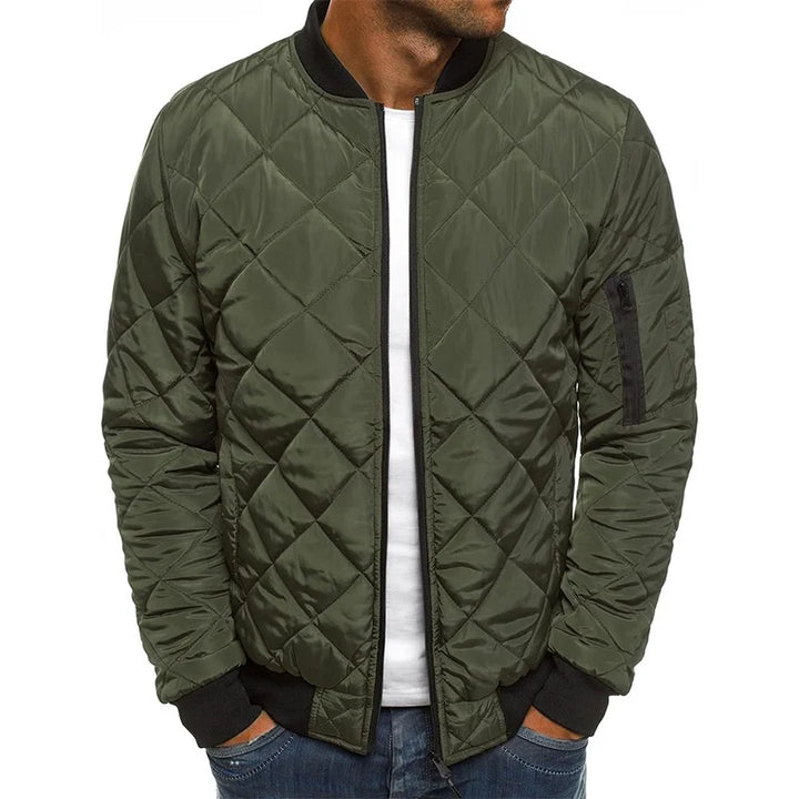 Ruairí - Diamond-Patterned Coat