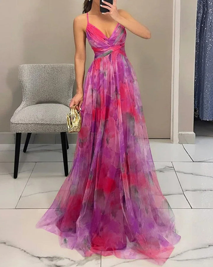 Muirne - Floral Print Maxi Dress
