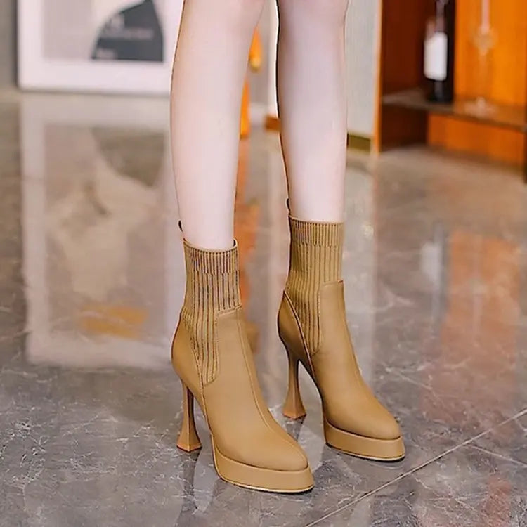 Fiadh - Stylish Heeled Ankle Boots