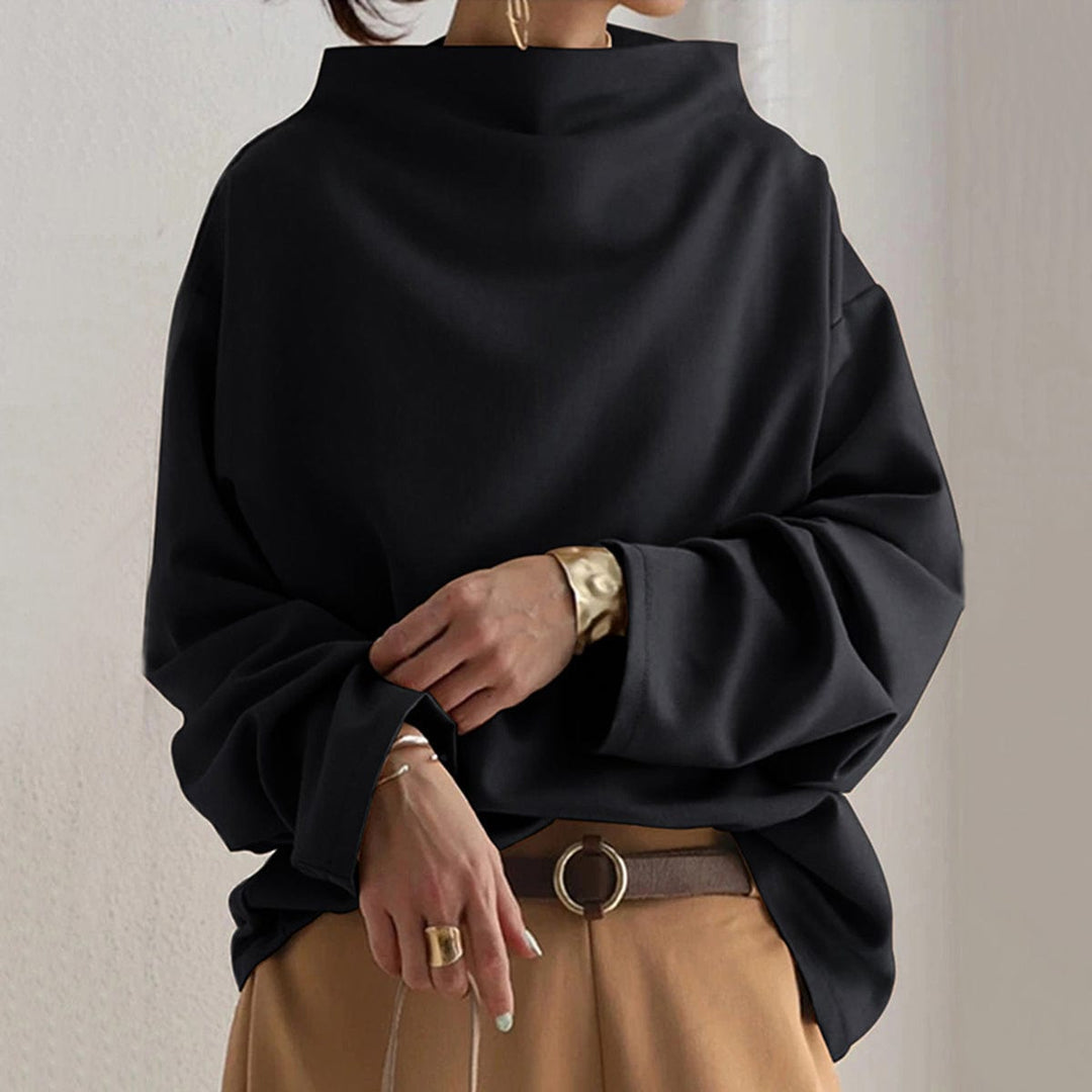 Caragh | Relaxed Fit Jumper with Stand-Up Collar