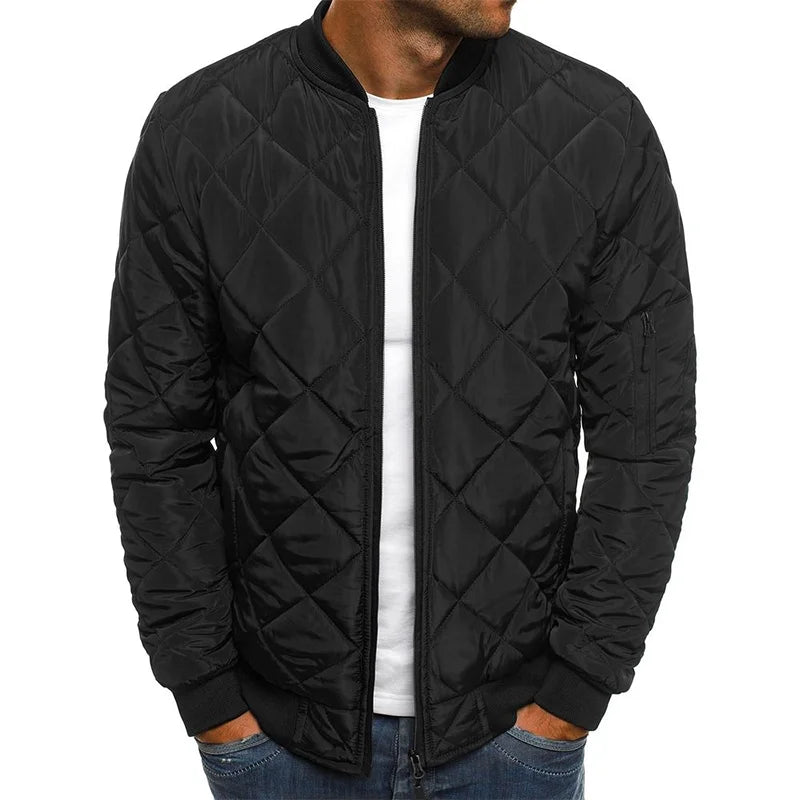 Ruairí - Diamond-Patterned Coat