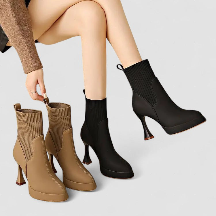Fiadh - Stylish Heeled Ankle Boots