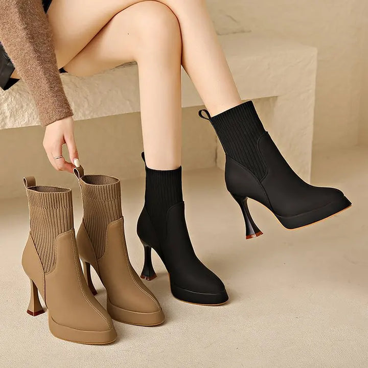 Fiadh - Stylish Heeled Ankle Boots