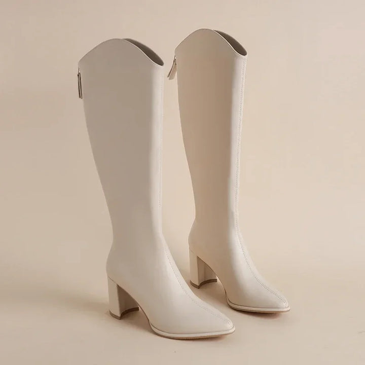 Blánaid - Bold Chunky Heel Ankle Boots