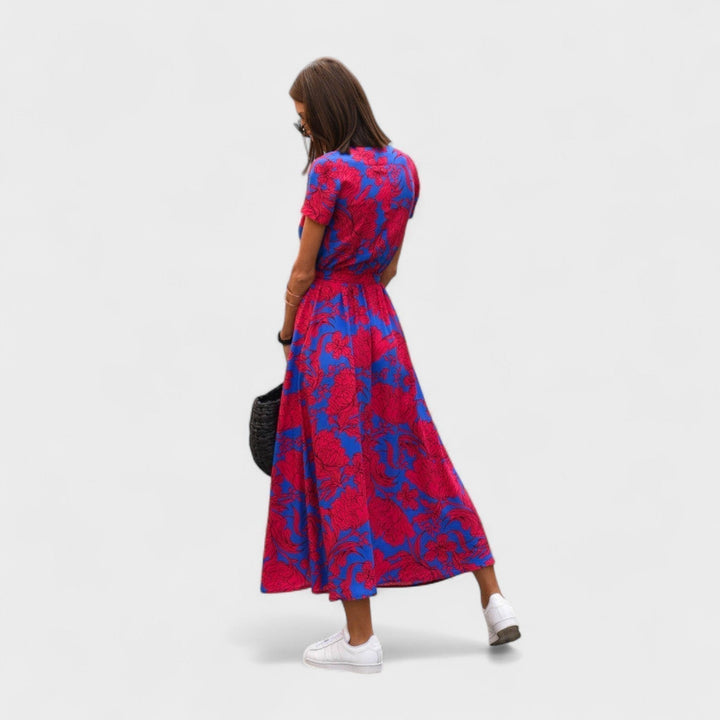 Nábla - Floral Wrap Dress Design