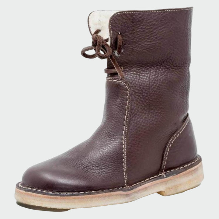 Aveen - Chic Beige Ankle Boots