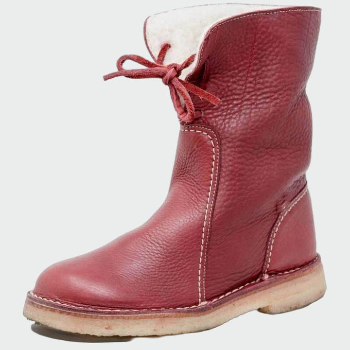 Aveen - Chic Beige Ankle Boots