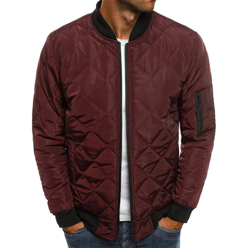 Ruairí - Diamond-Patterned Coat