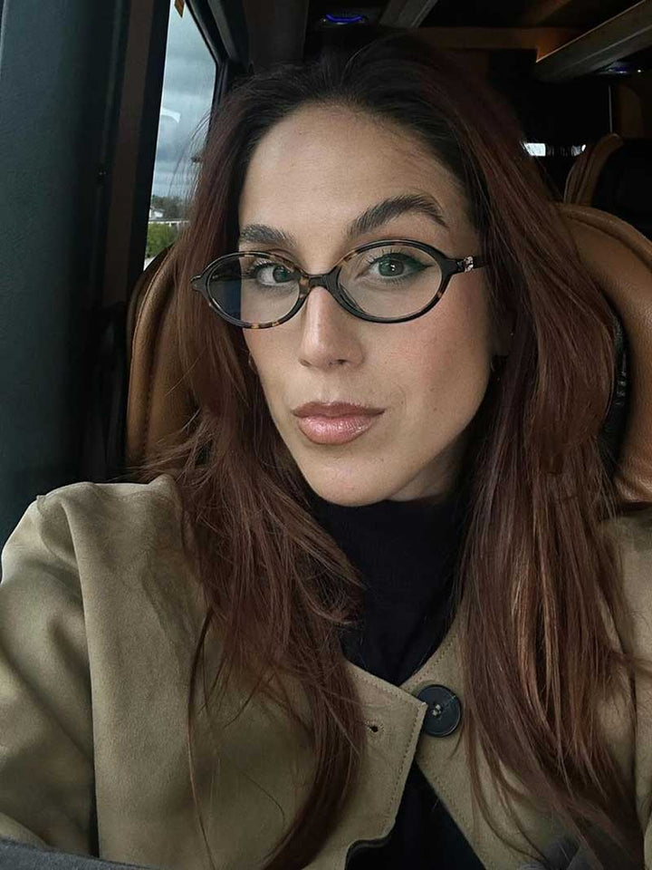 Doireann - Retro Oval Eyeglasses