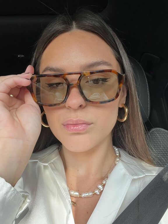 Aisling - Retro Aviator Sunglasses