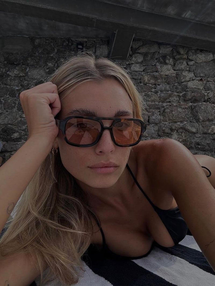 Aisling - Retro Aviator Sunglasses