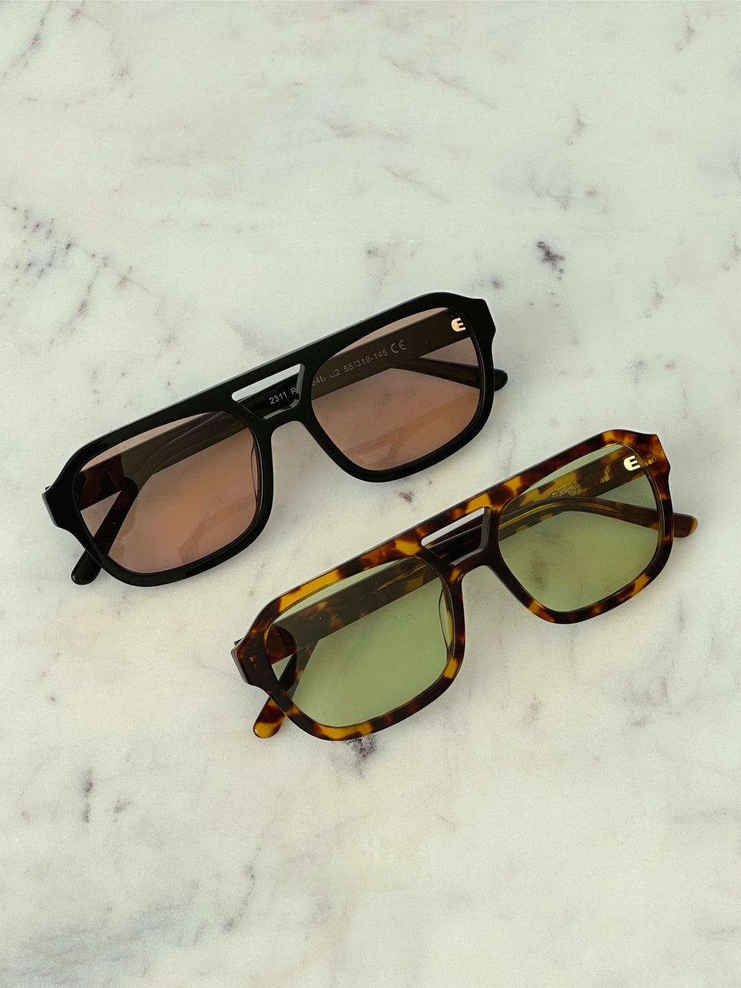 Aisling - Retro Aviator Sunglasses