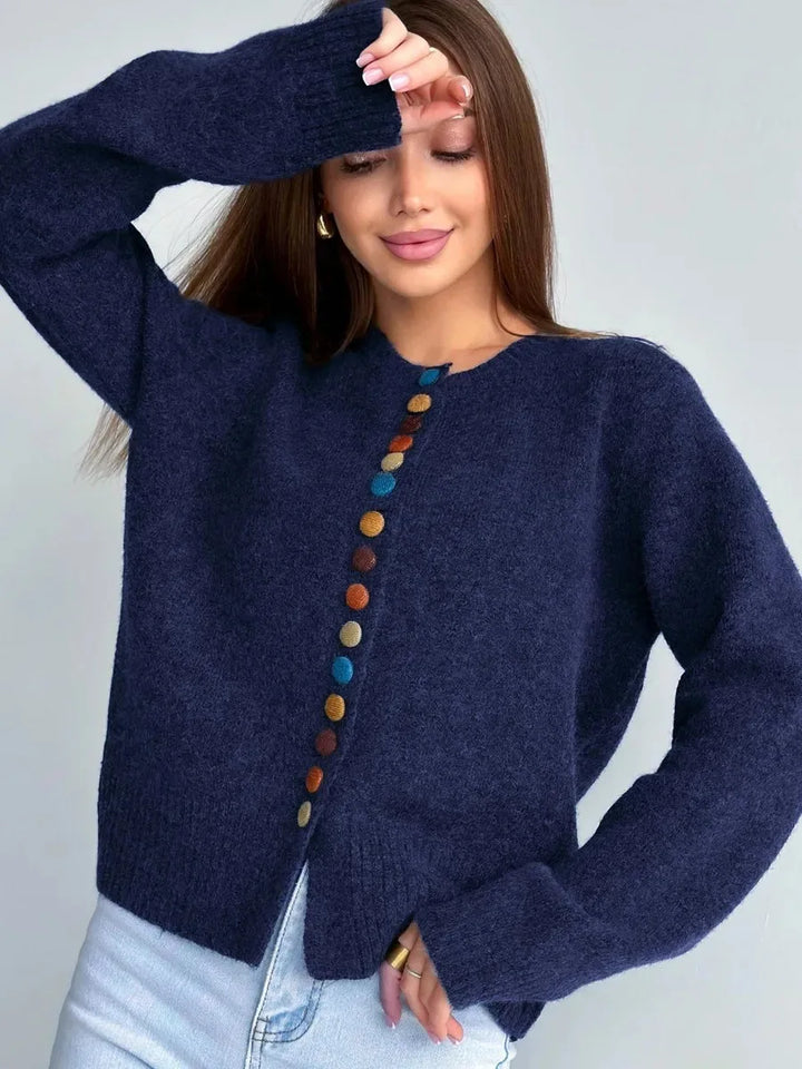 Aoife - Cardigan with Button Accents