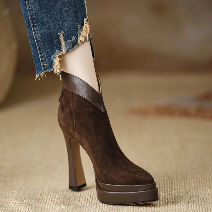 Aifric - Block Heel Ankle Boots