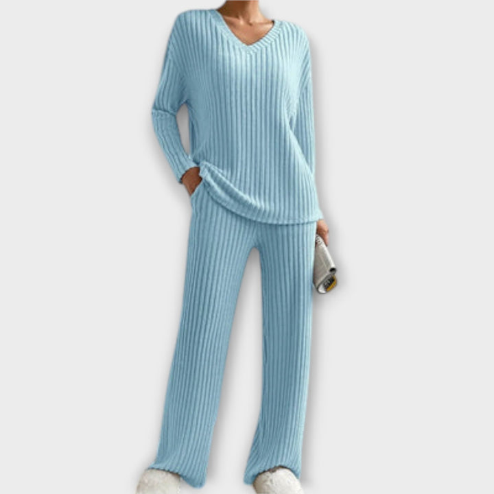 Bríd - Stylish Ribbed Ensemble