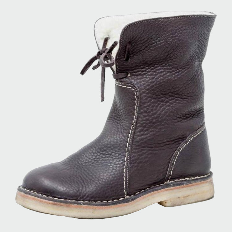 Aveen - Chic Beige Ankle Boots