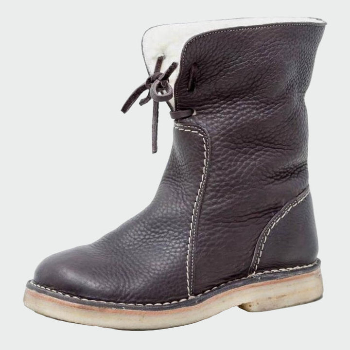 Aveen - Chic Beige Ankle Boots