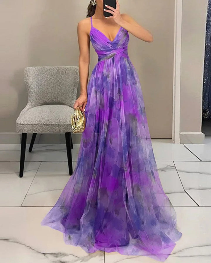 Muirne - Floral Print Maxi Dress