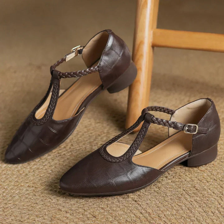 NUALA CORK | Charlotte Flat T-Bar Mary Janes