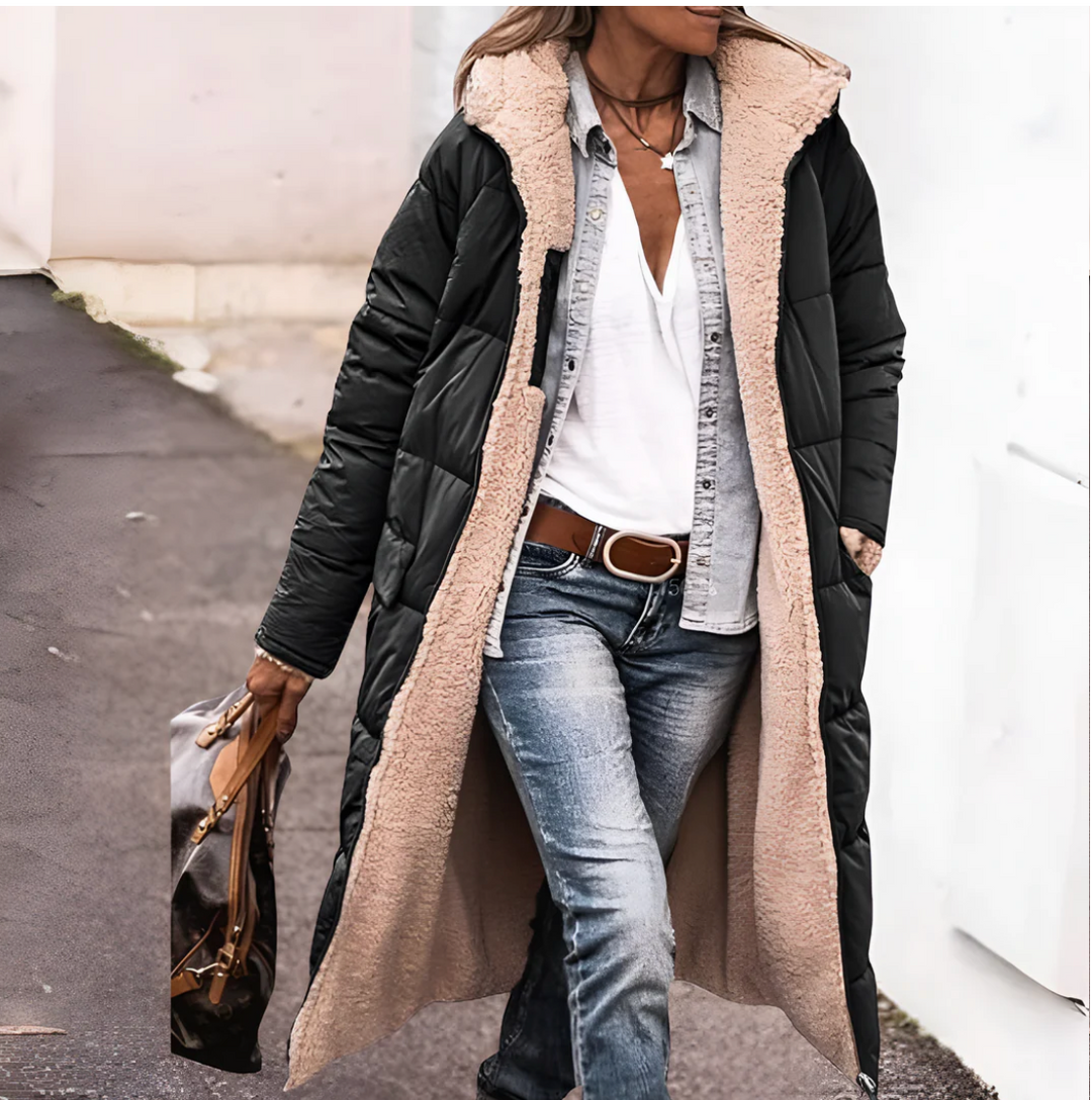 Fiona - Dual-Sided Sherpa Coat