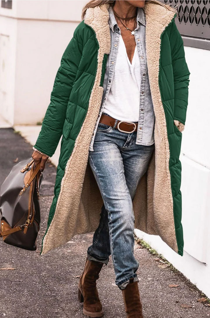 Fiona - Dual-Sided Sherpa Coat