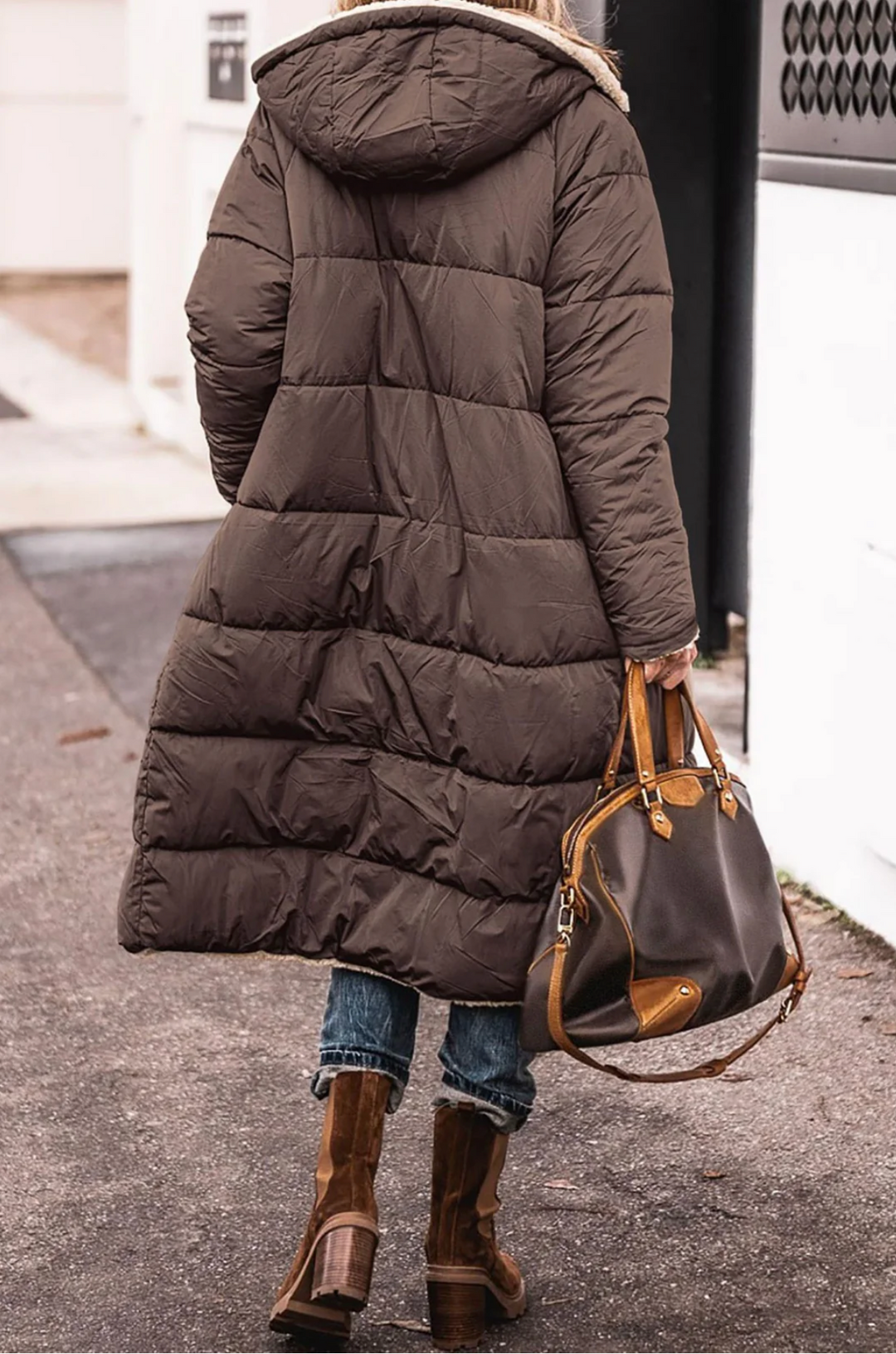 Fiona - Dual-Sided Sherpa Coat