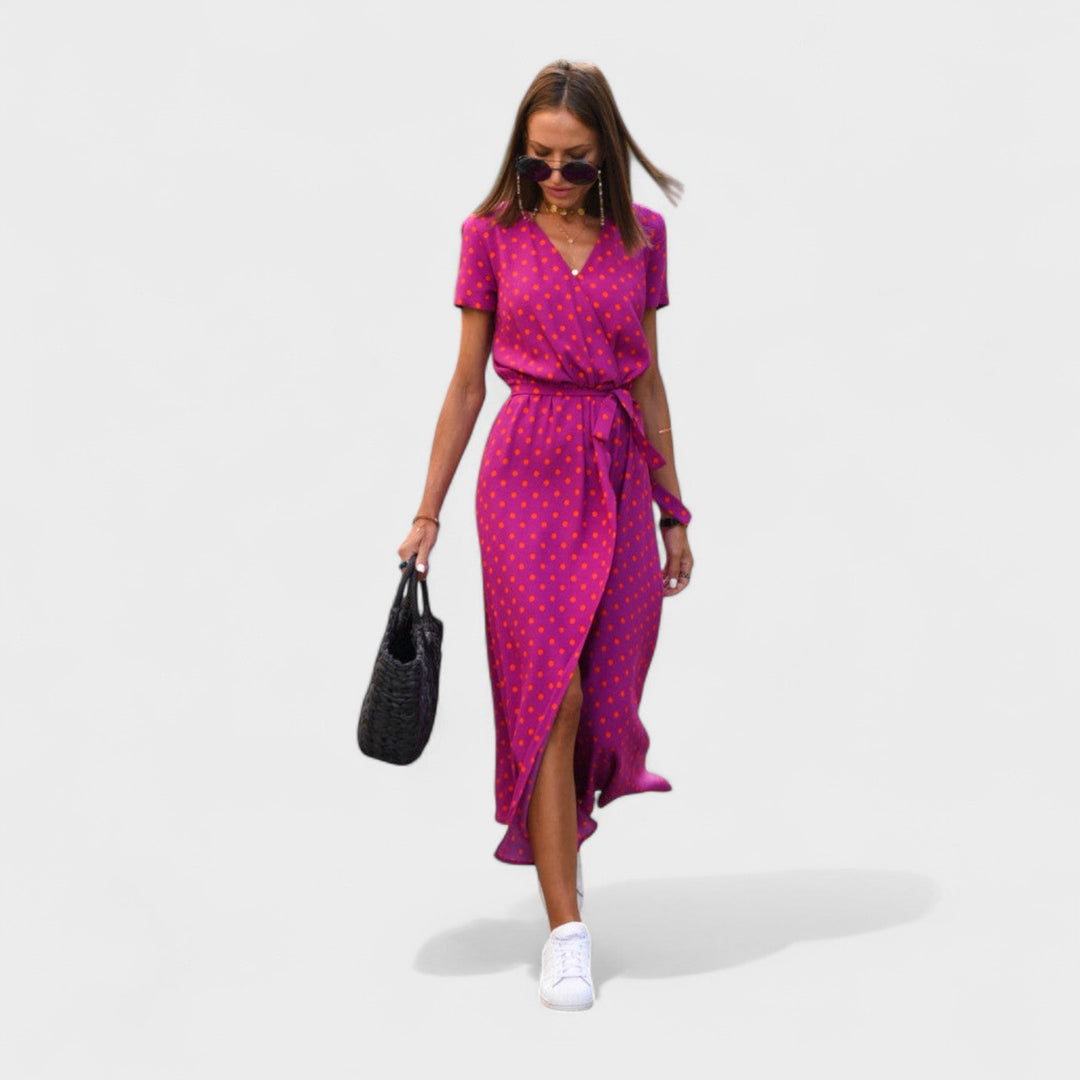 Nábla - Floral Wrap Dress Design