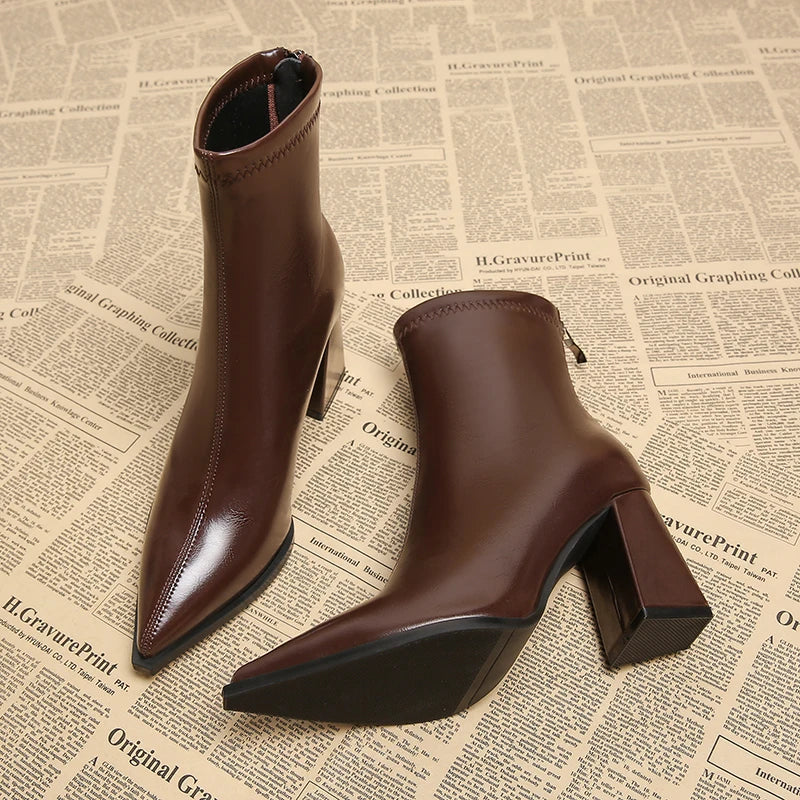 Eileen - Chic Pointed Toe Boots