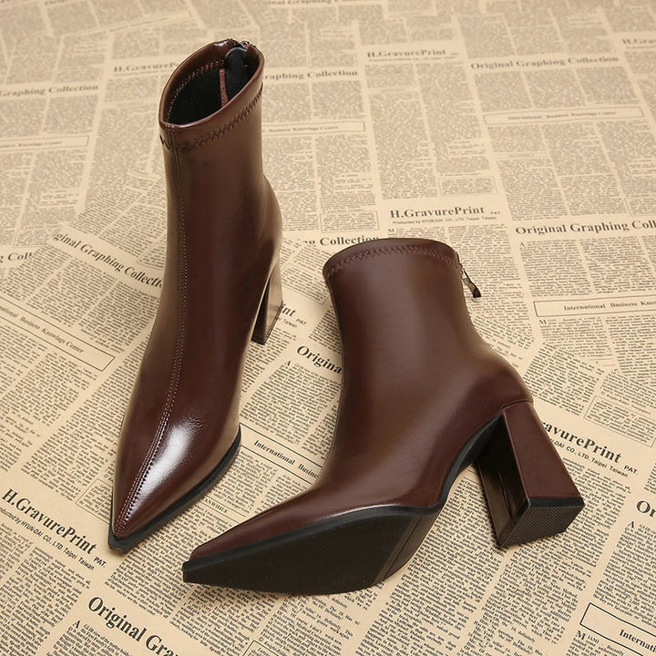Eileen - Chic Pointed Toe Boots