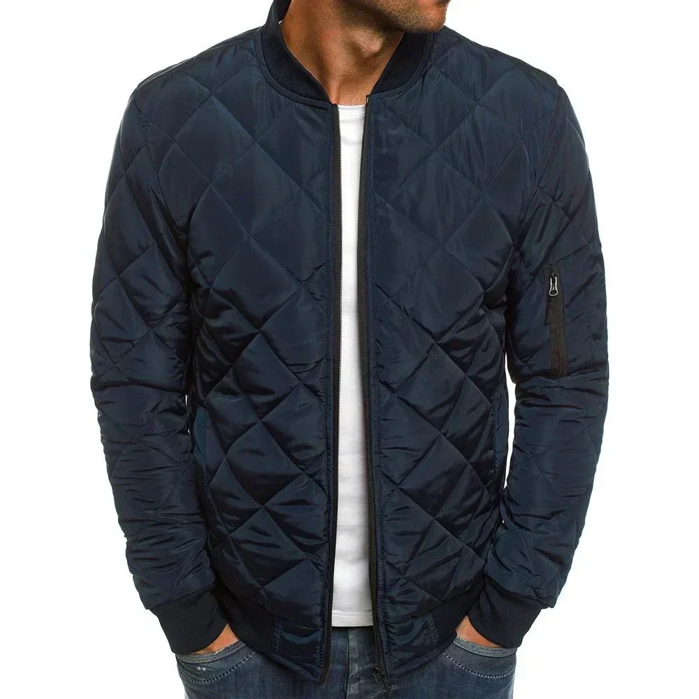 Ruairí - Diamond-Patterned Coat